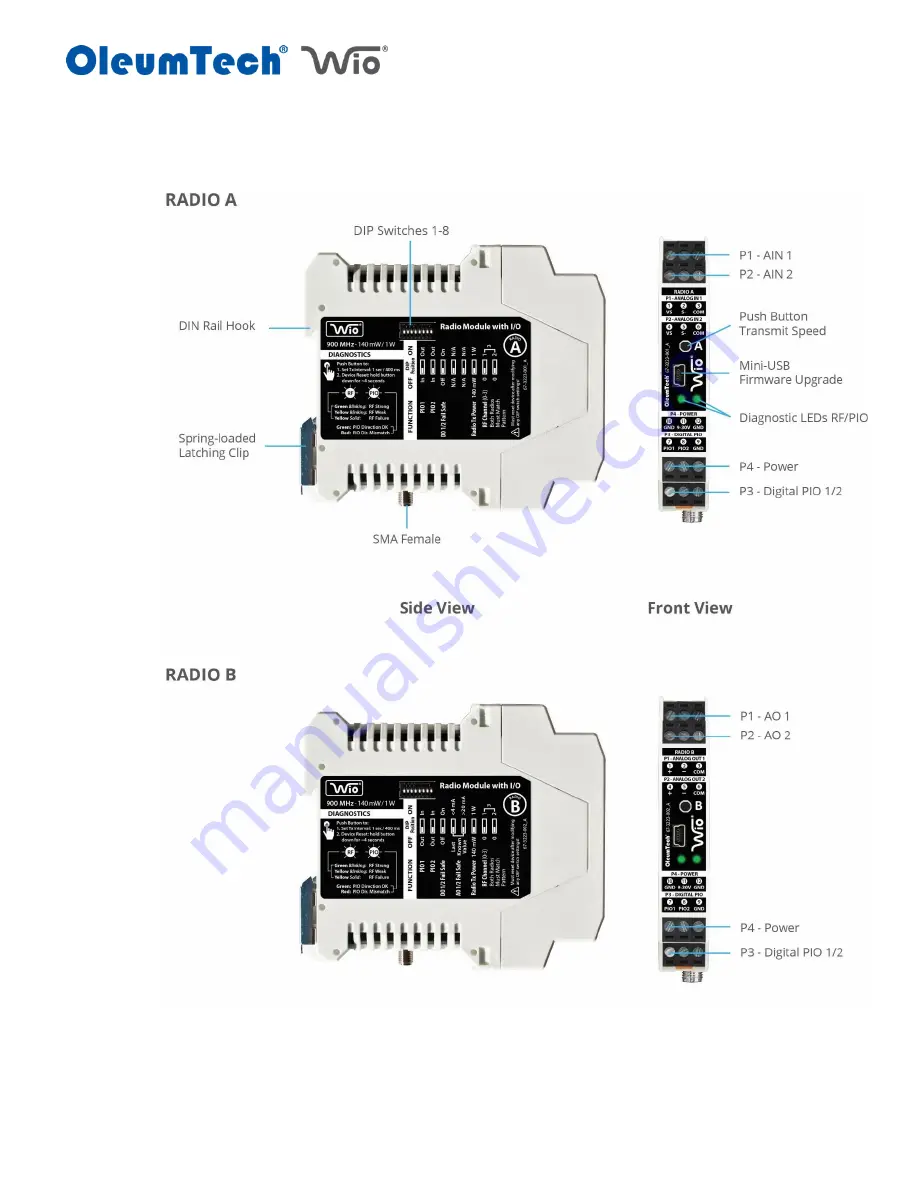 OleumTech Wio BR-0900-RM4 Скачать руководство пользователя страница 7