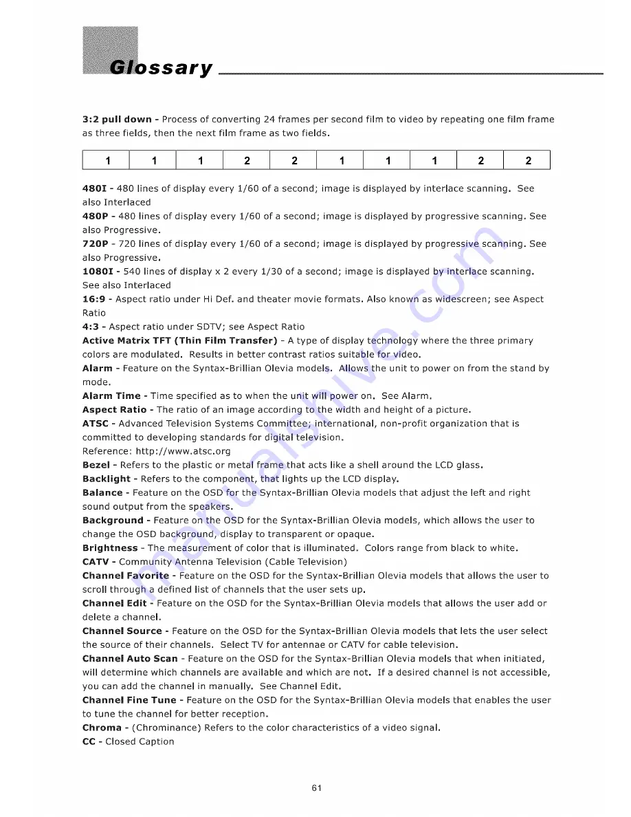 Olevia 2-Series User Manual Download Page 63