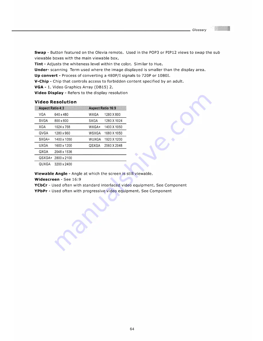 Olevia 2-Series User Manual Download Page 66