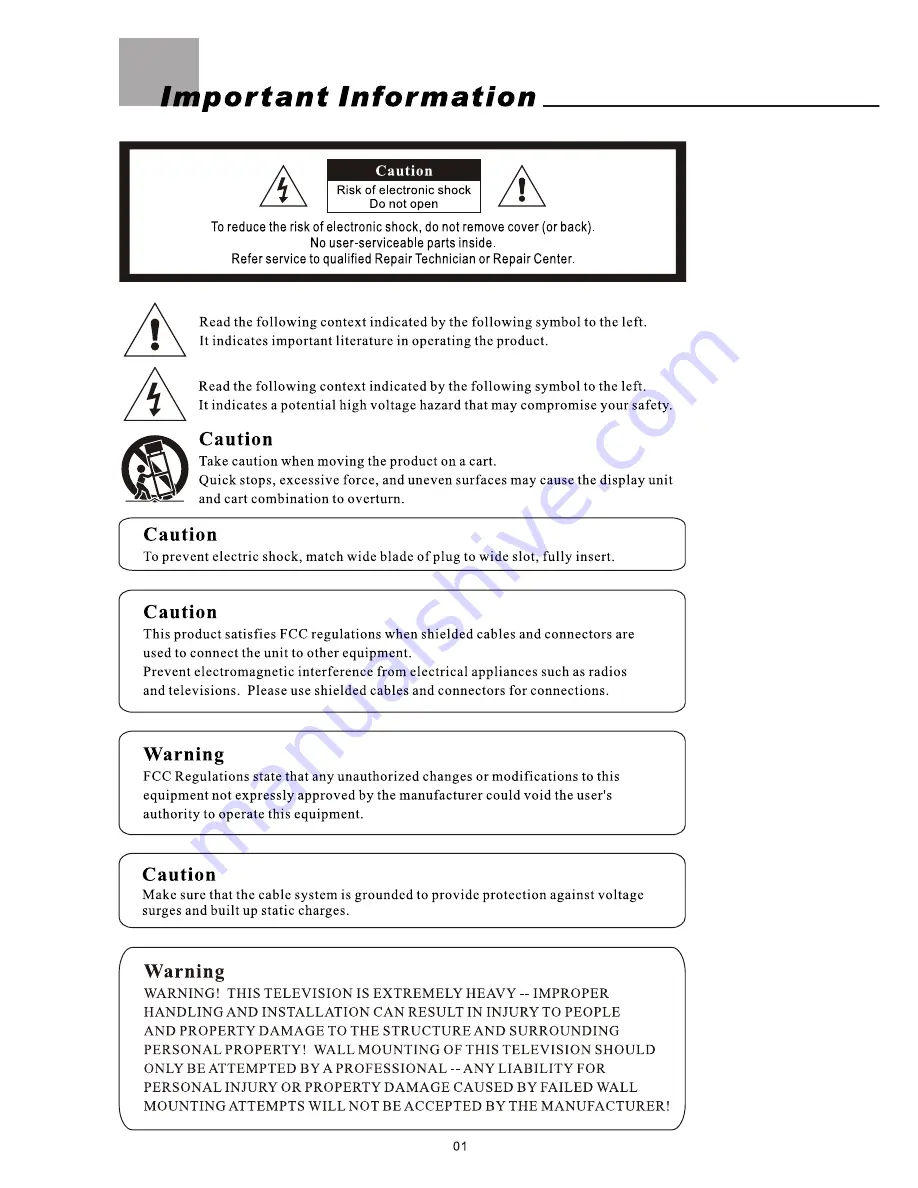 Olevia 226T User Manual Download Page 3