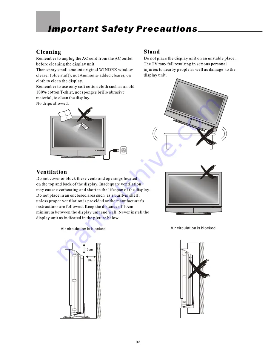 Olevia 226T User Manual Download Page 4