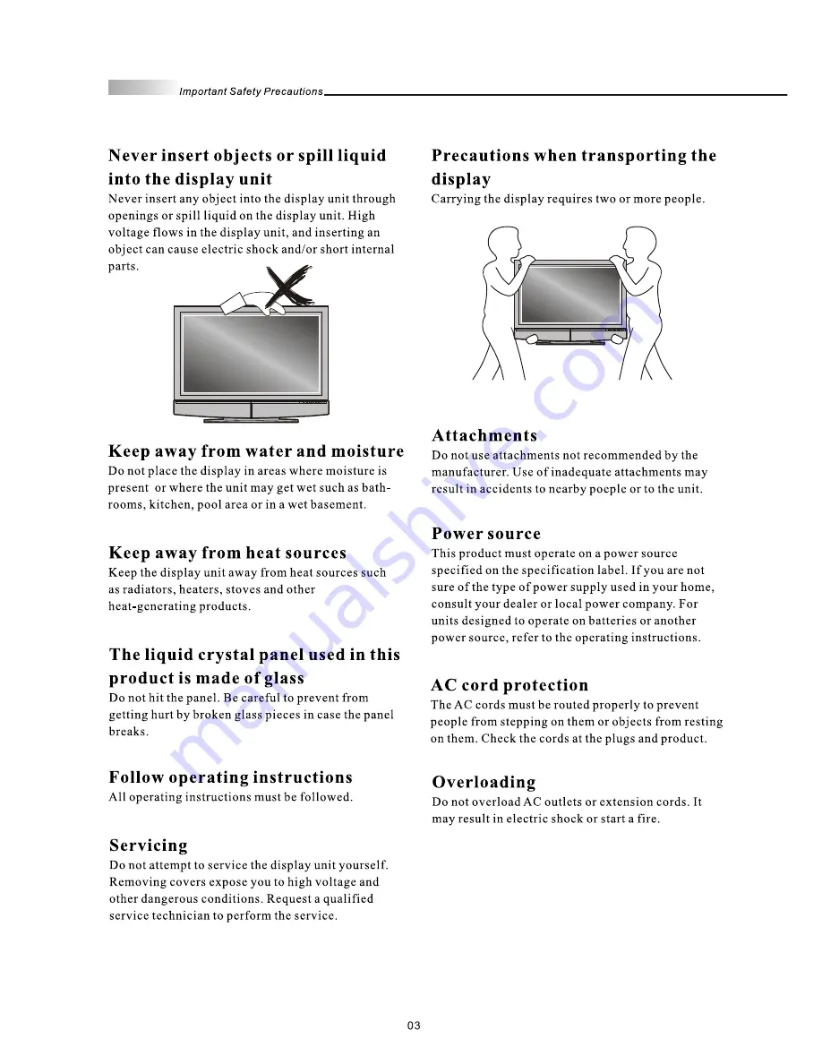 Olevia 226T User Manual Download Page 5