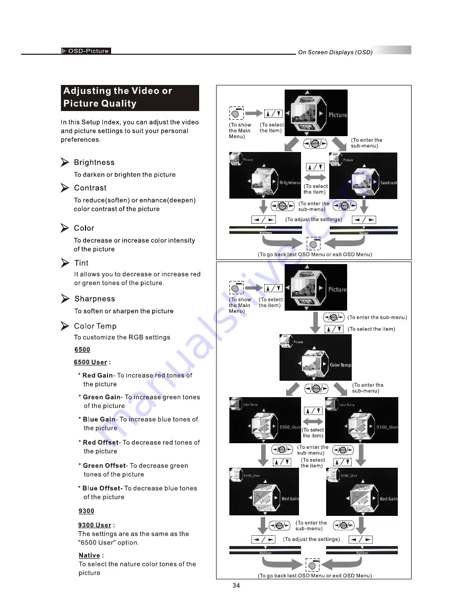 Olevia 527V User Manual Download Page 36