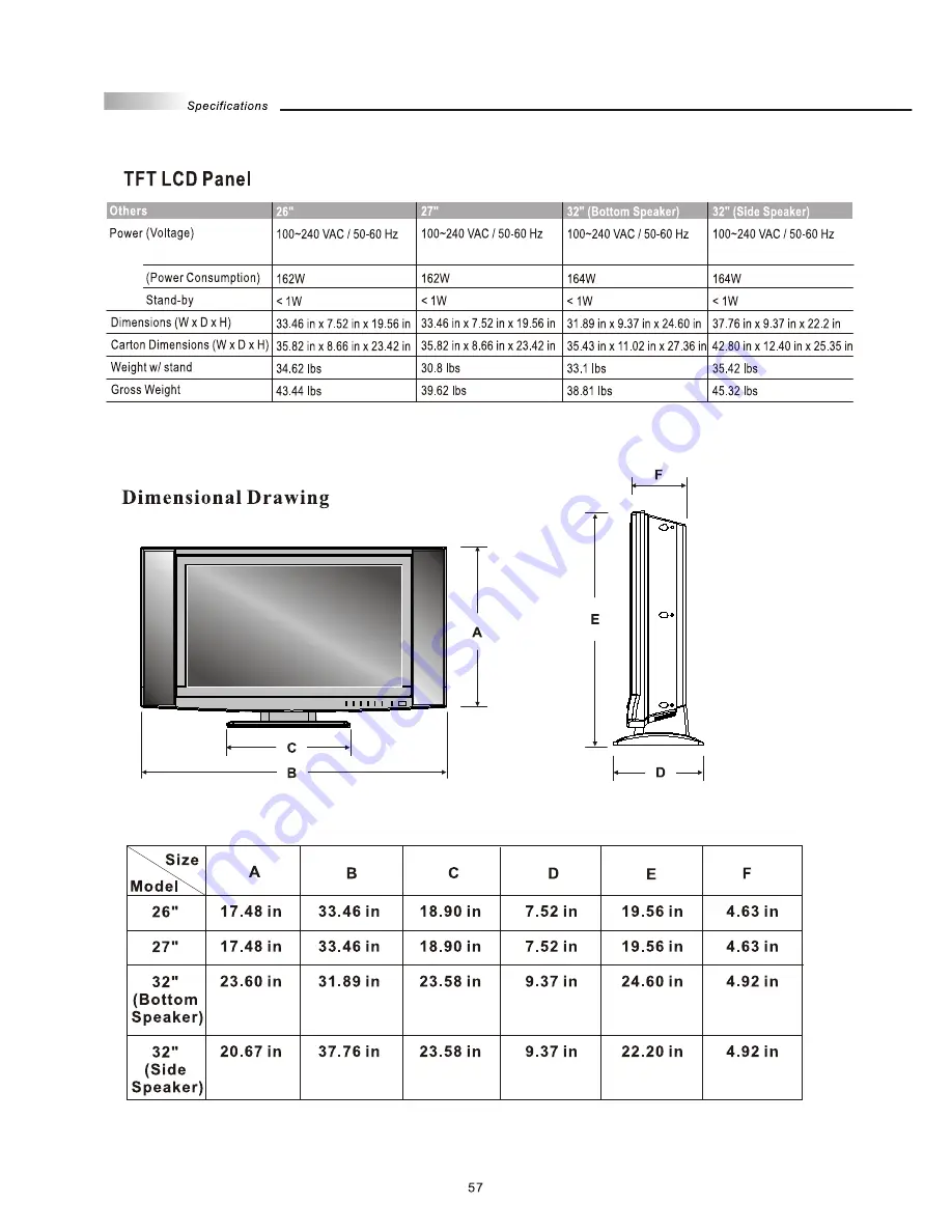 Olevia 527V User Manual Download Page 59