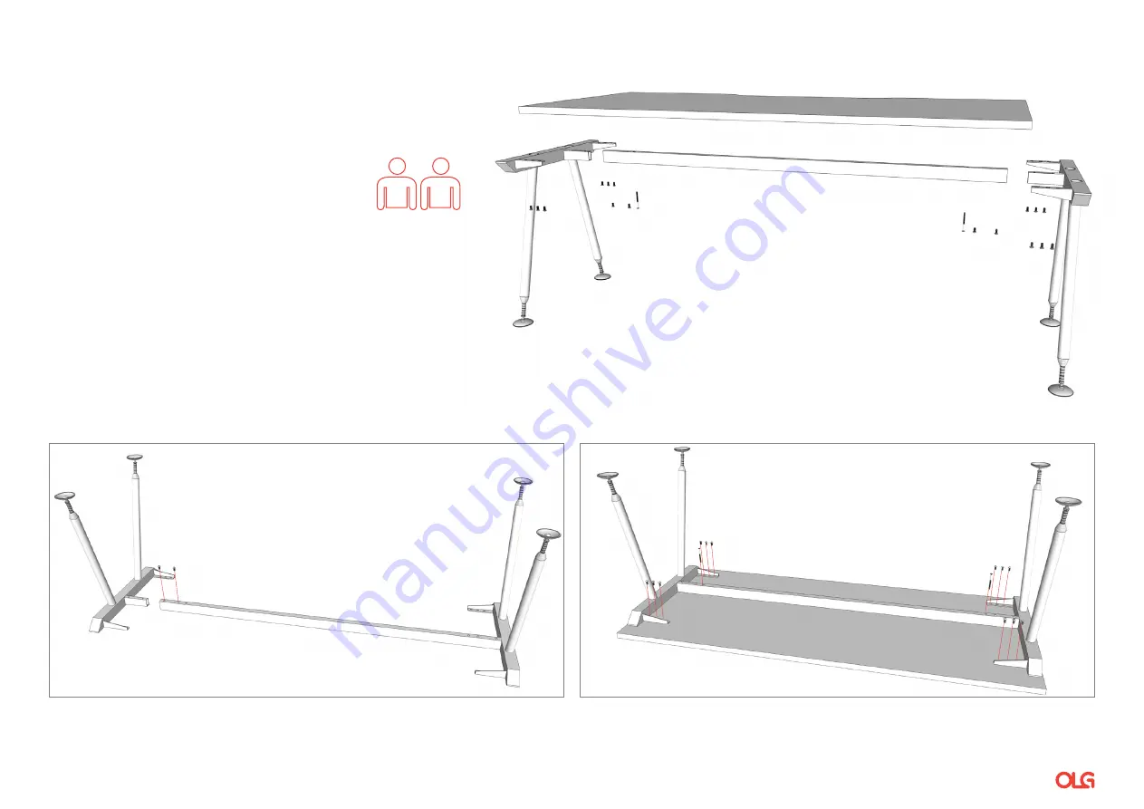 OLG COSMIC DESK Installation Manual Download Page 7