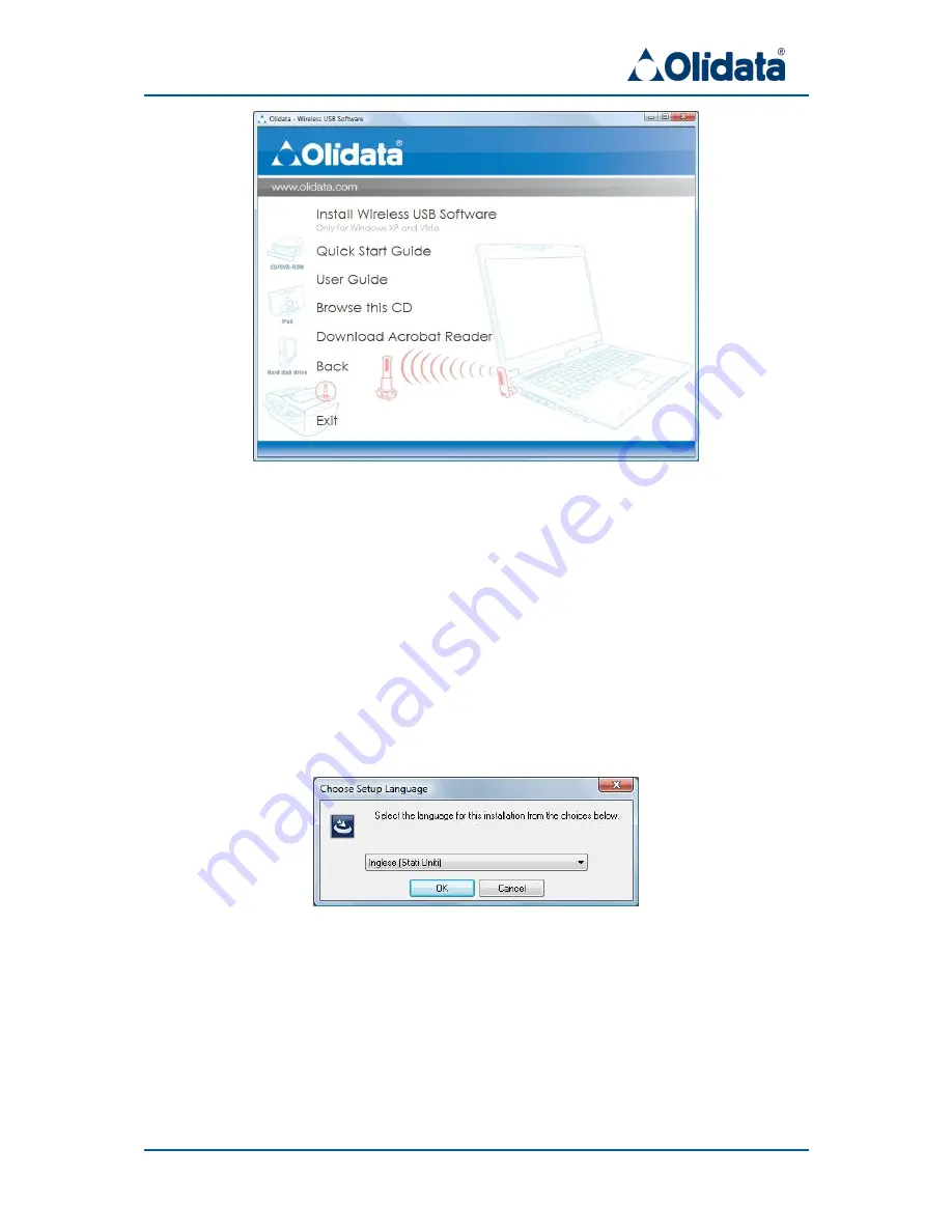 Olidata Wireless USB Adapter Set Скачать руководство пользователя страница 11