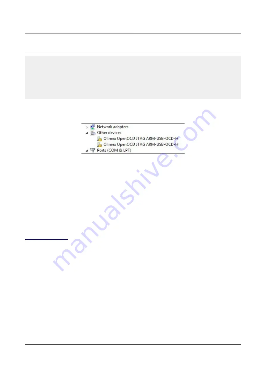 OLIMEX ARM-USB-OCD User Manual Download Page 17