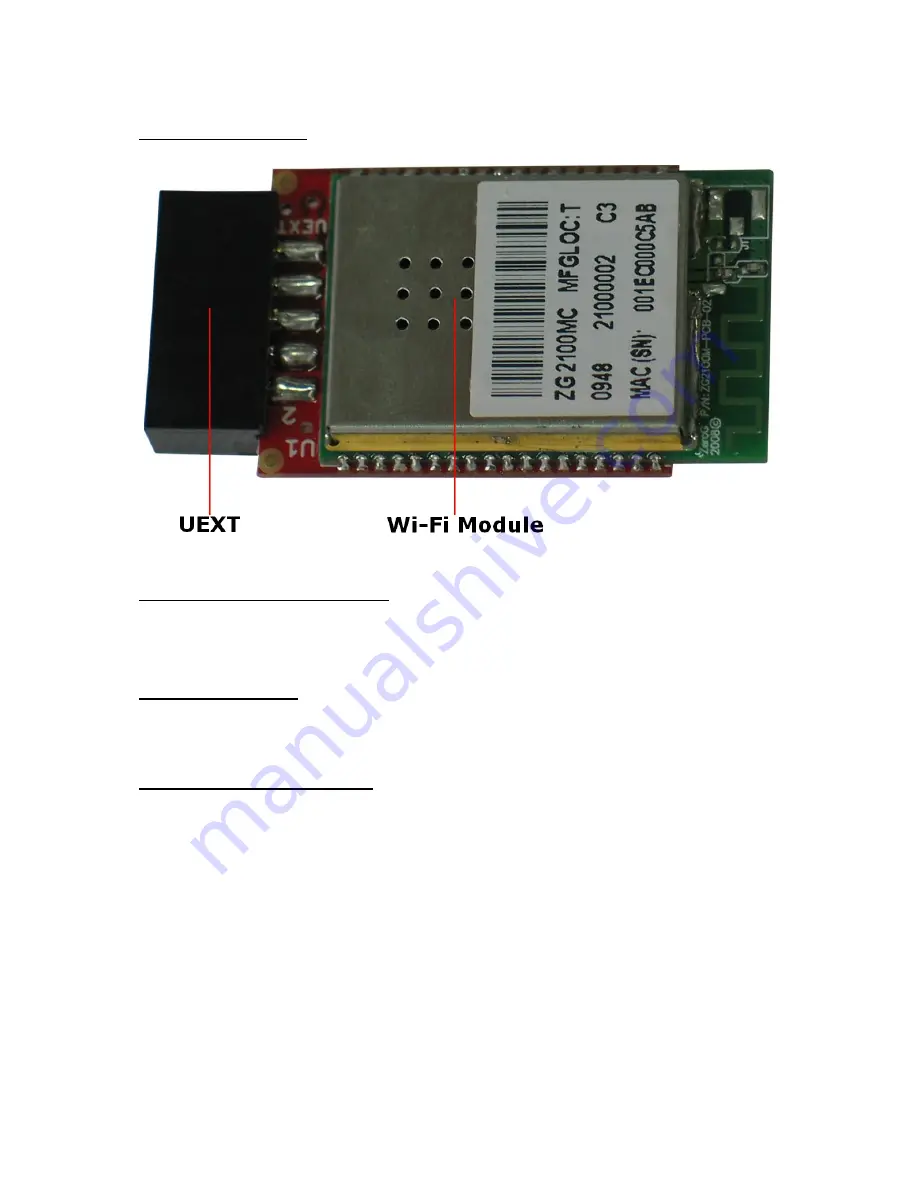 OLIMEX MOD-WiFi Скачать руководство пользователя страница 6