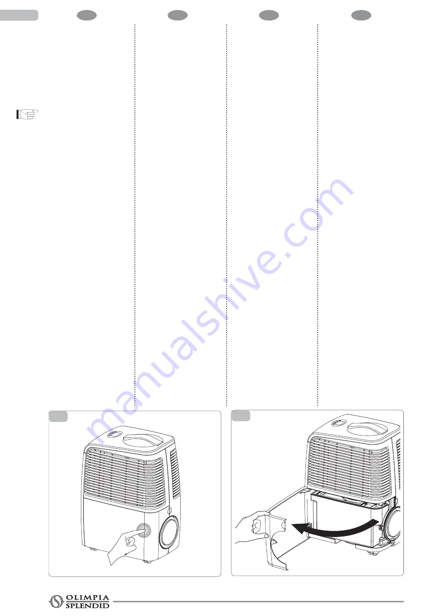 Olimpia splendid AQUARIA 28 Installation, Use And Maintenance Instructions Download Page 22