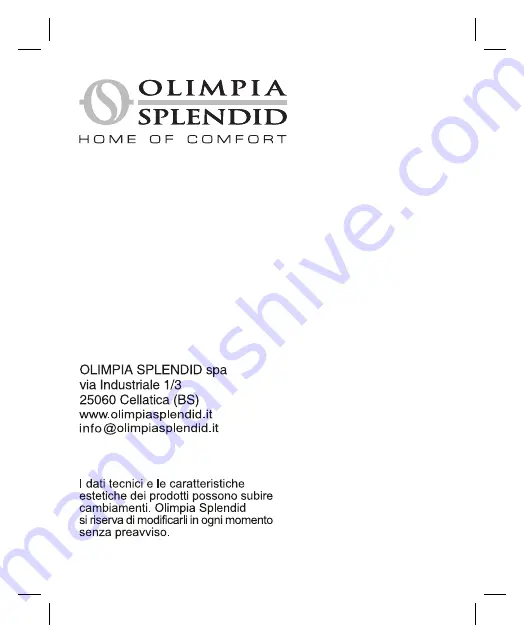 Olimpia splendid Astomi 200 Instructions For Installation, Use And Maintenance Manual Download Page 76