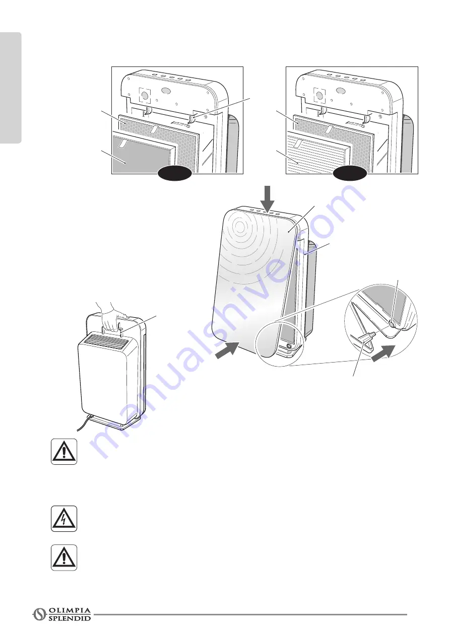 Olimpia splendid AURA LI Instructions For Use And Maintenance Manual Download Page 42