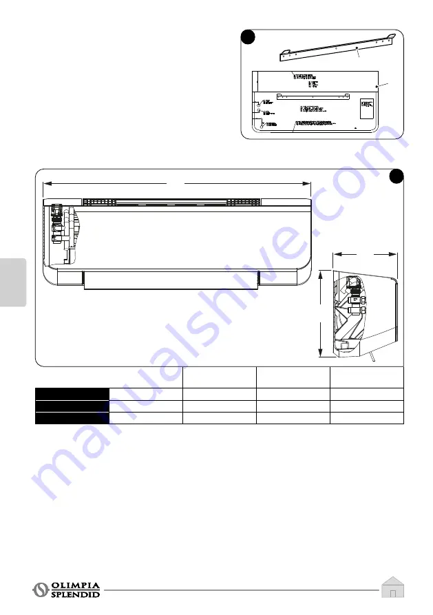 Olimpia splendid Bi2 WALL AR 1000 Instructions For Use And Maintenance Manual Download Page 160