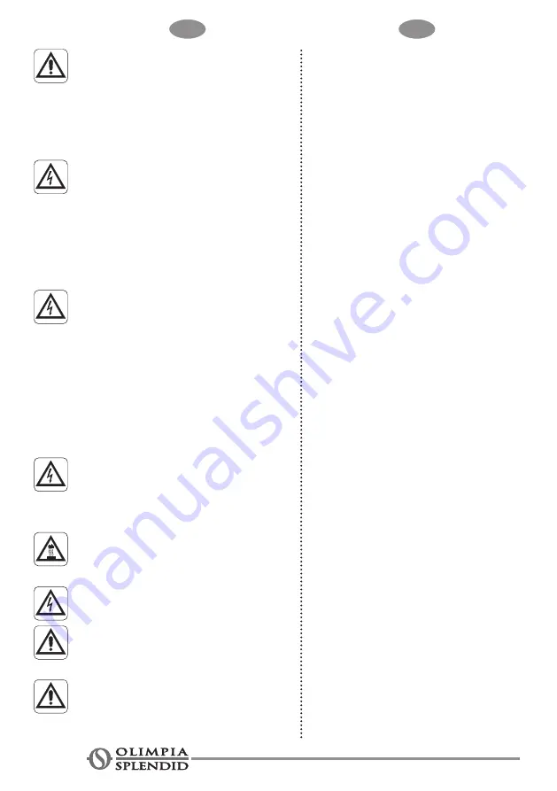 Olimpia splendid CALDO HALOGEN 4 Instructions For Installation, Use And Maintenance Manual Download Page 10