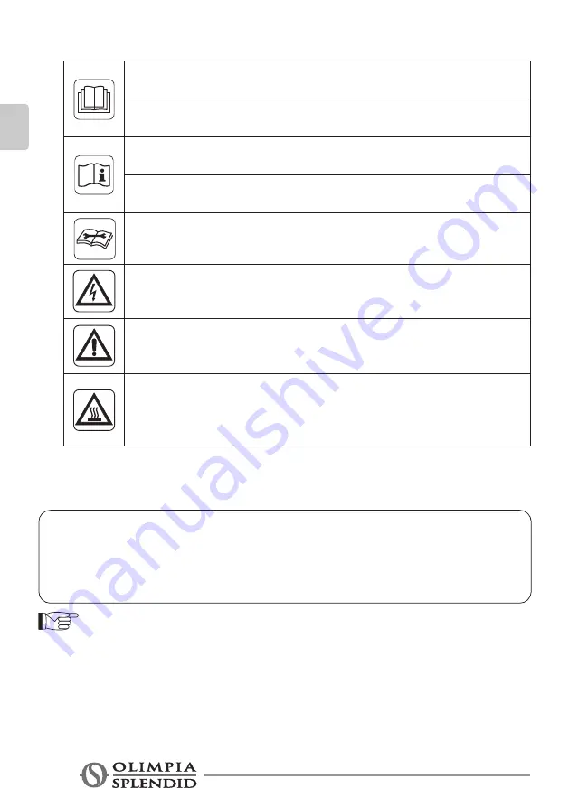 Olimpia splendid CALDO SKY Instructions For Use And Maintenance Manual Download Page 38