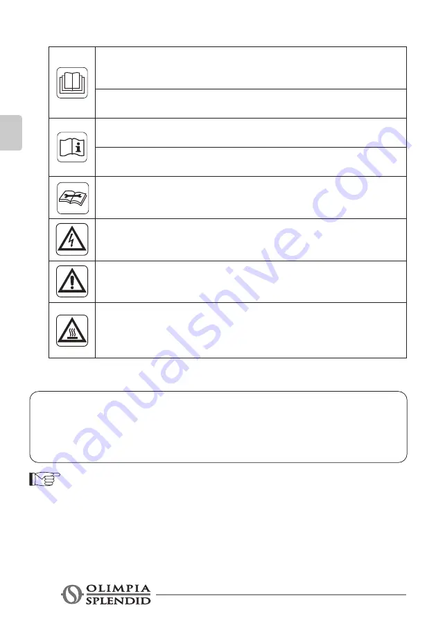 Olimpia splendid CALDO SKY Instructions For Use And Maintenance Manual Download Page 54