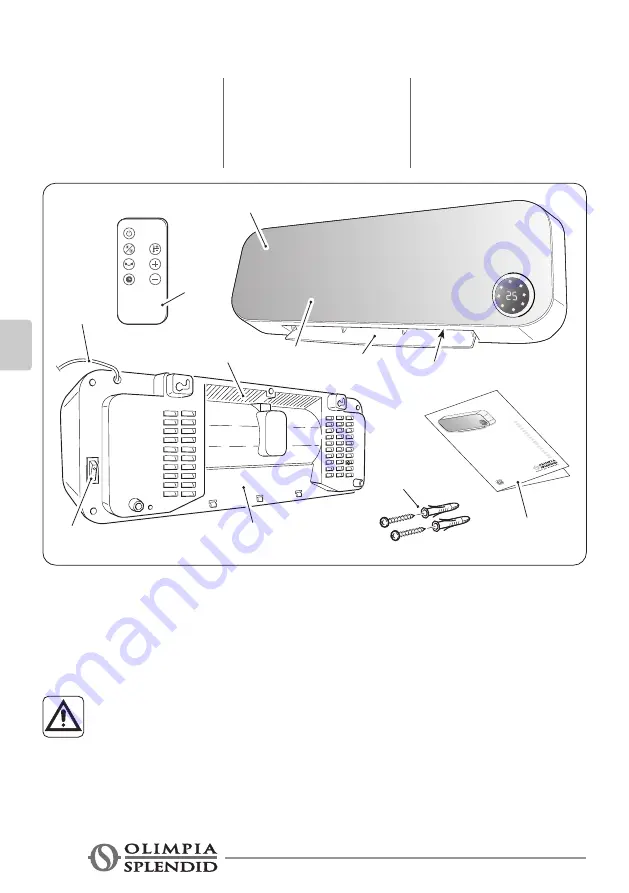 Olimpia splendid CALDO SKY Instructions For Use And Maintenance Manual Download Page 108