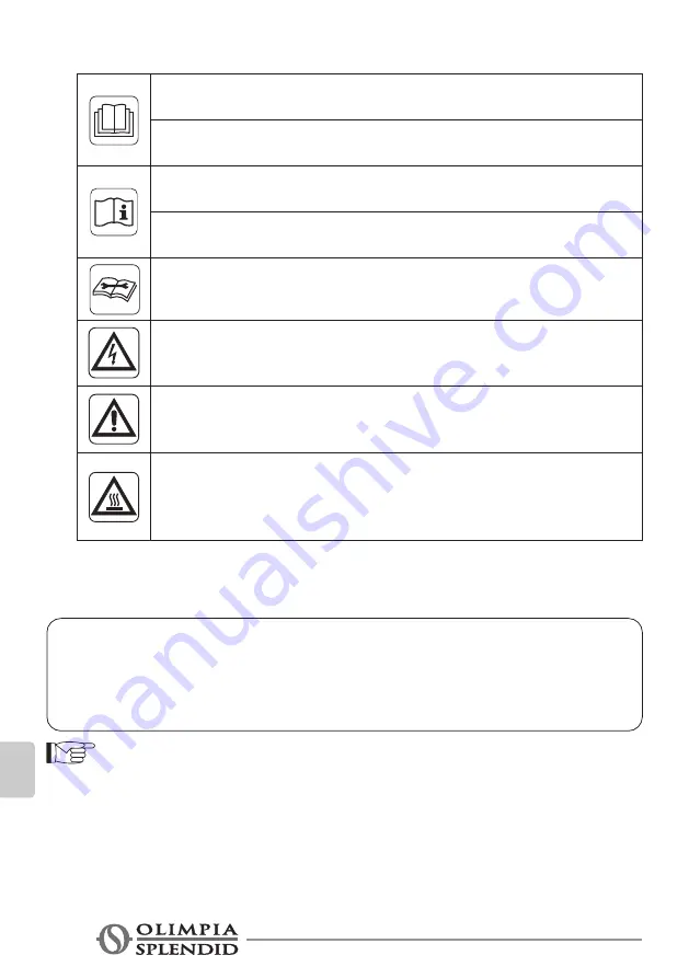 Olimpia splendid CALDO SKY Instructions For Use And Maintenance Manual Download Page 214