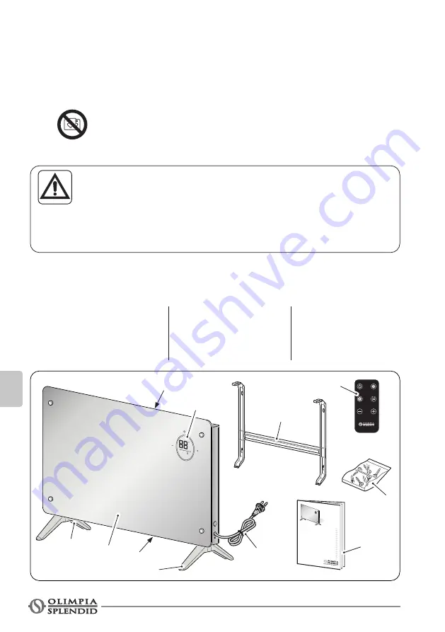 Olimpia splendid CALEO GLASS Instructions For Installation, Use And Maintenance Manual Download Page 172