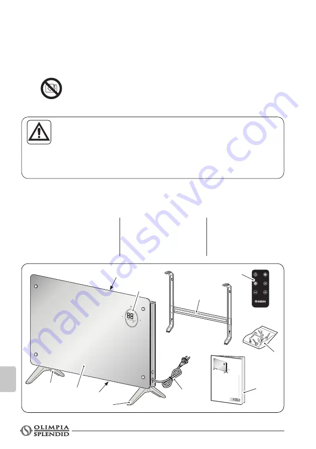 Olimpia splendid CALEO GLASS Instructions For Installation, Use And Maintenance Manual Download Page 236