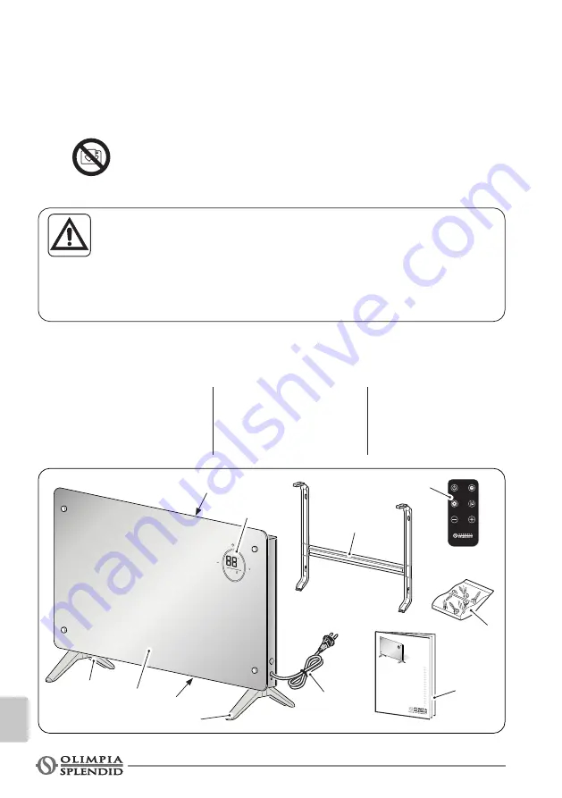 Olimpia splendid CALEO GLASS Instructions For Installation, Use And Maintenance Manual Download Page 252