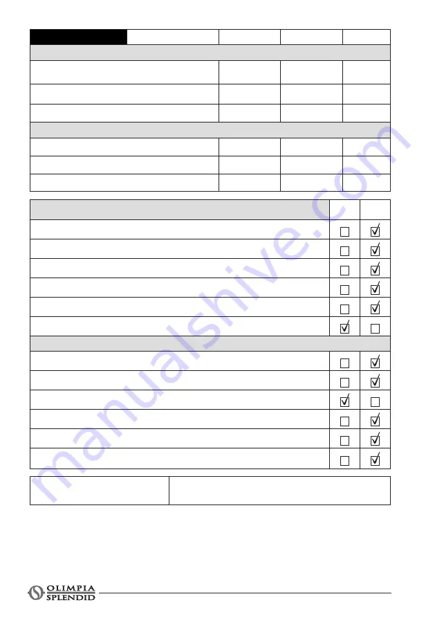 Olimpia splendid CALEO GLASS Instructions For Installation, Use And Maintenance Manual Download Page 278