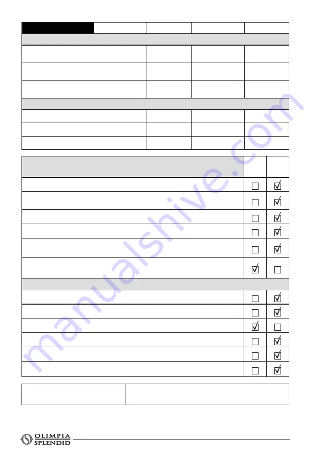 Olimpia splendid CALEO GLASS Instructions For Installation, Use And Maintenance Manual Download Page 292