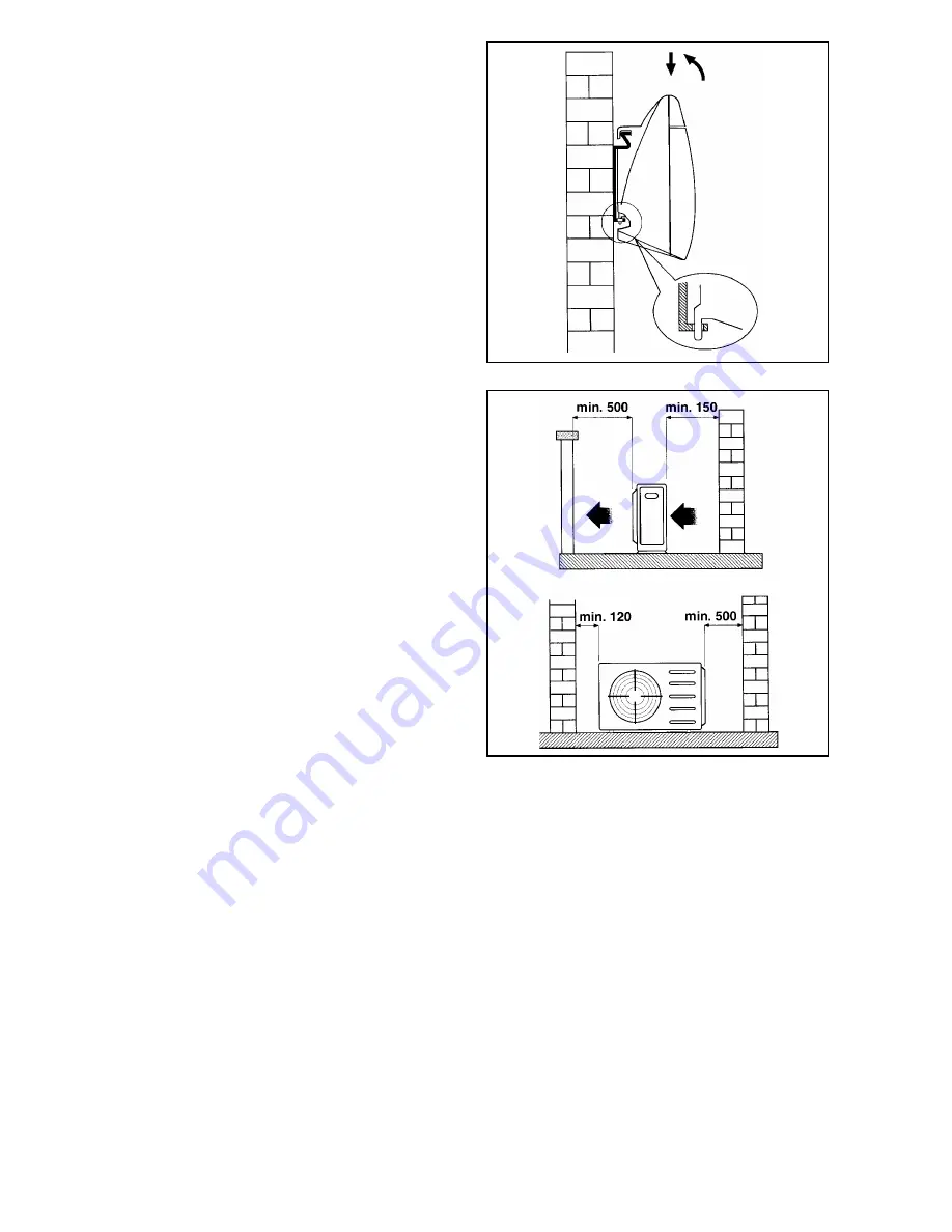 Olimpia splendid ClimaPiu 12 HE HP Manual For Installation Instructions For Use Download Page 11