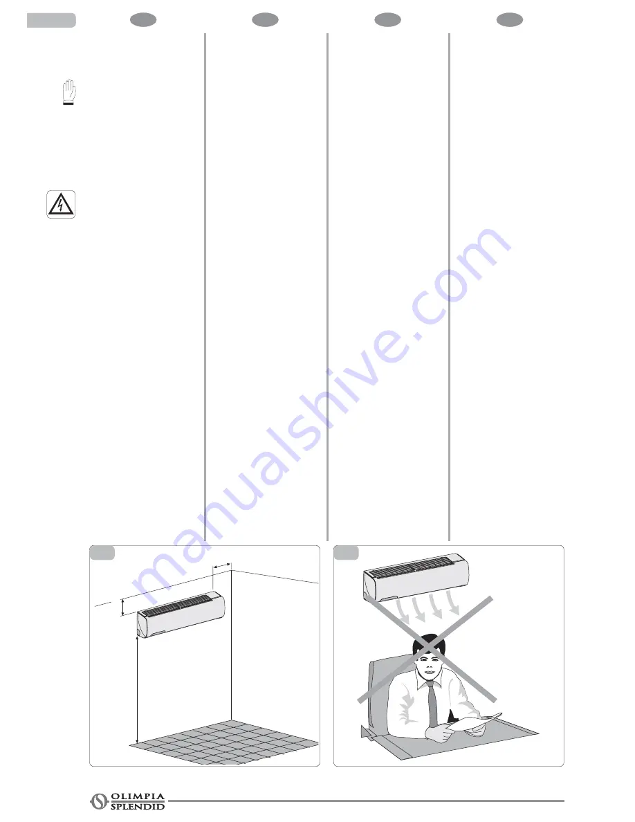 Olimpia splendid DC 10 HP Instructions For Installation & Use Download Page 22