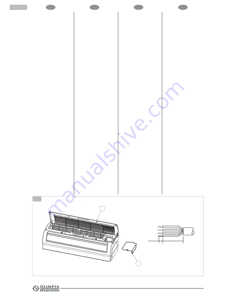 Olimpia splendid DC 12 HP Instructions For Installation, Use And Maintenance Manual Download Page 60