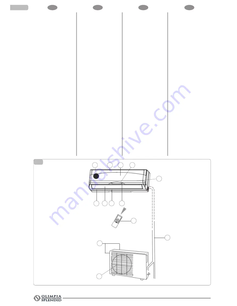 Olimpia splendid DC 12 HP Instructions For Installation, Use And Maintenance Manual Download Page 76