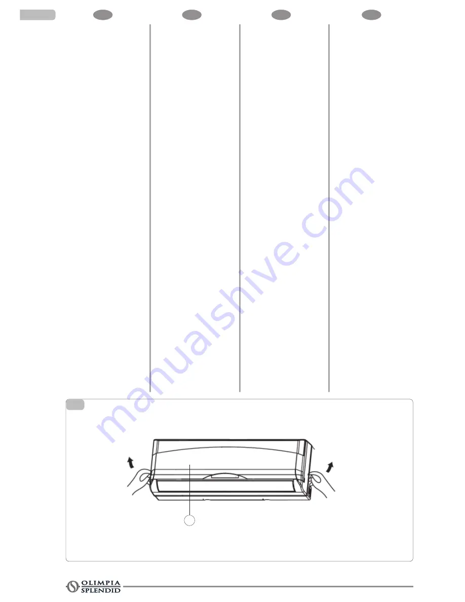 Olimpia splendid DC 9 HP Instructions For Installation, Use And Maintenance Manual Download Page 114