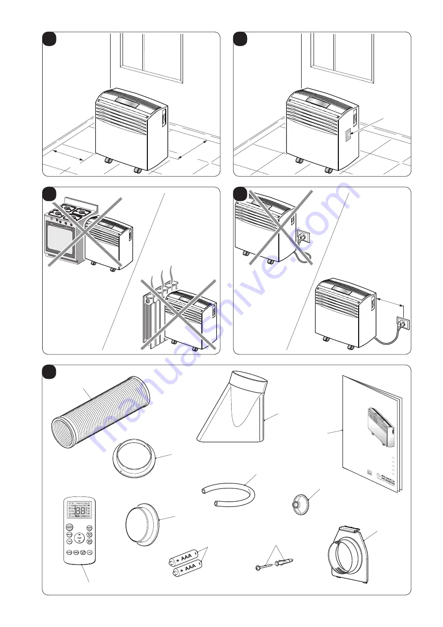 Olimpia splendid DOLCECLIMA EASY 10P Instructions For Use And Maintenance Manual Download Page 7