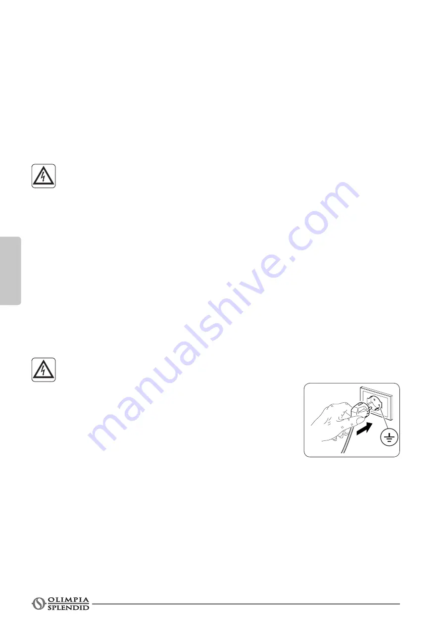 Olimpia splendid DOLCECLIMA EASY 10P Instructions For Use And Maintenance Manual Download Page 124