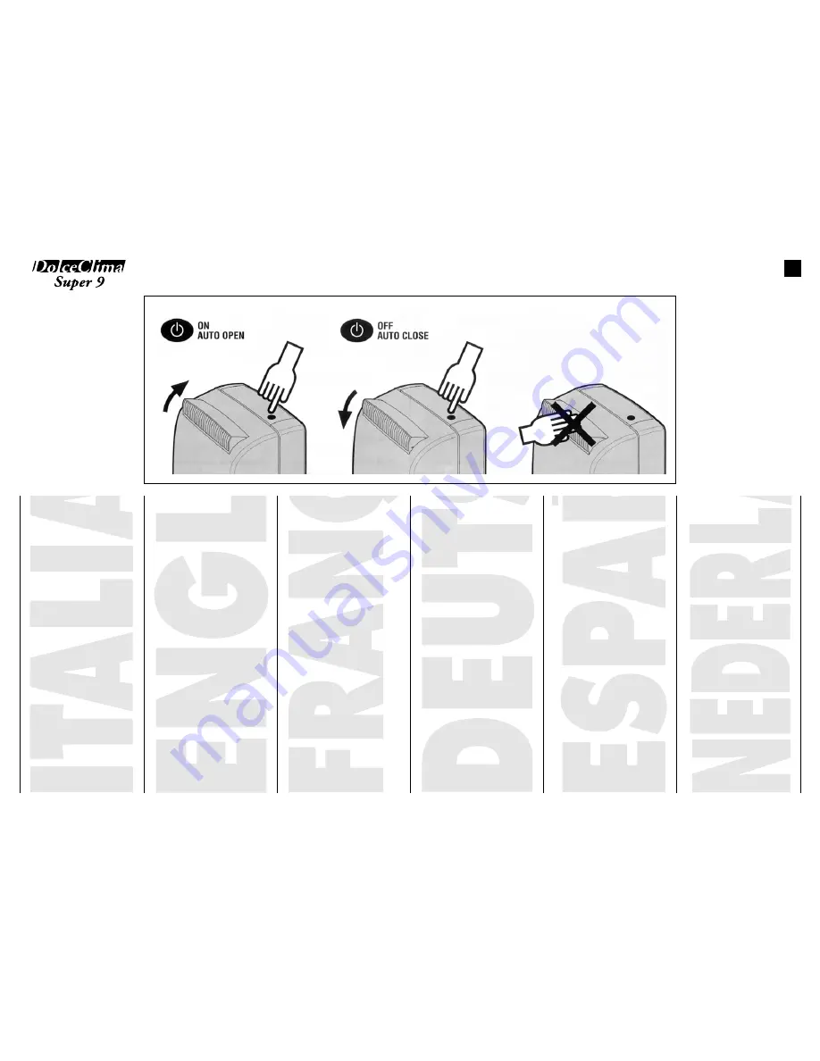 Olimpia splendid DolceClima Super 9 Instructions For Installation, Use And Maintenance Manual Download Page 3