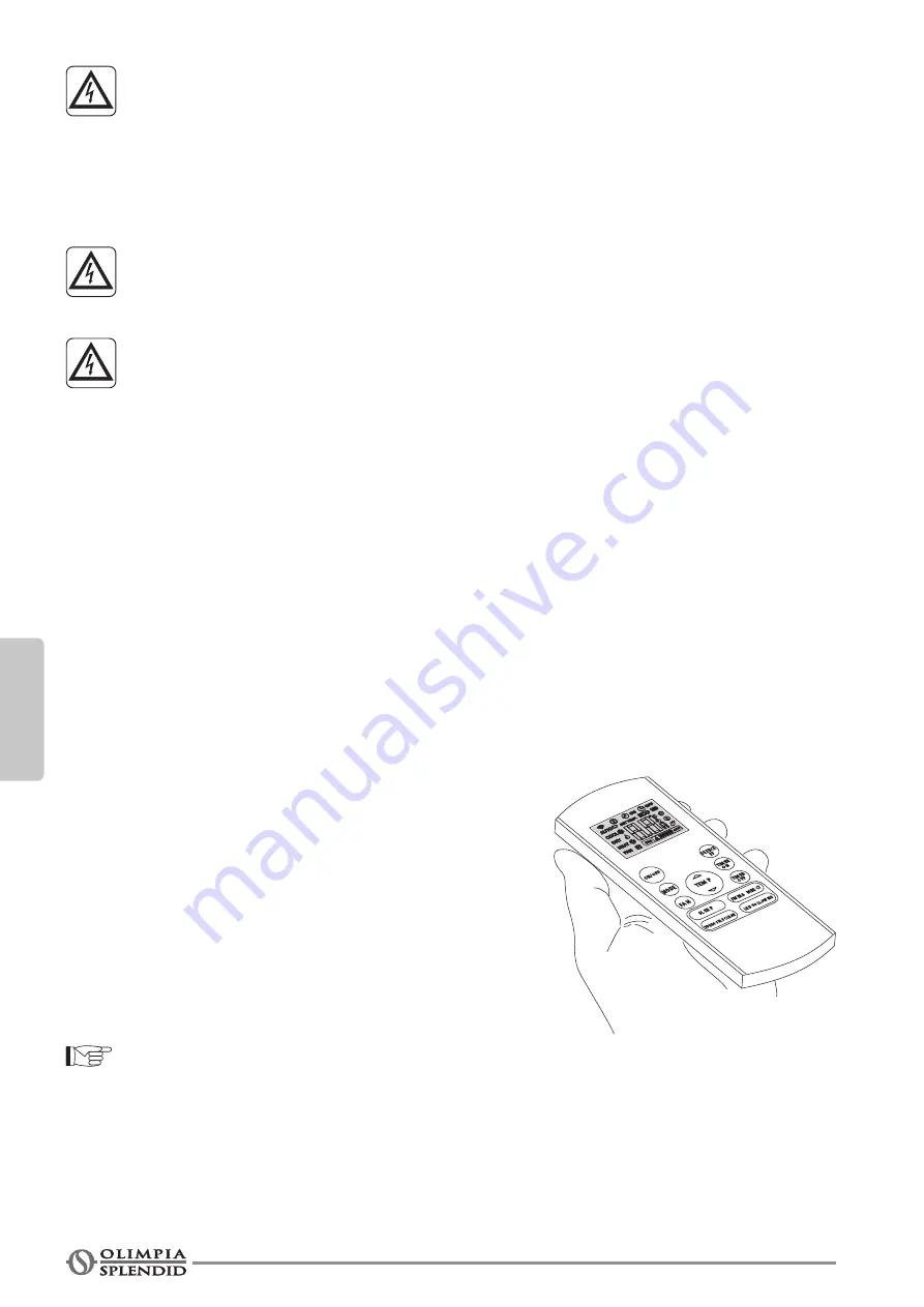 Olimpia splendid DUAL INVERTER 14 Instructions For Use And Maintenance Manual Download Page 210