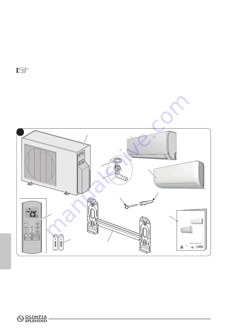 Olimpia splendid DUAL INVERTER 14 Скачать руководство пользователя страница 278