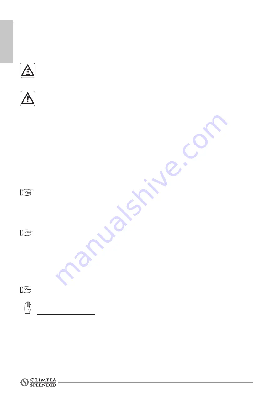 Olimpia splendid FUTURA Instructions For Use And Maintenance Manual Download Page 22