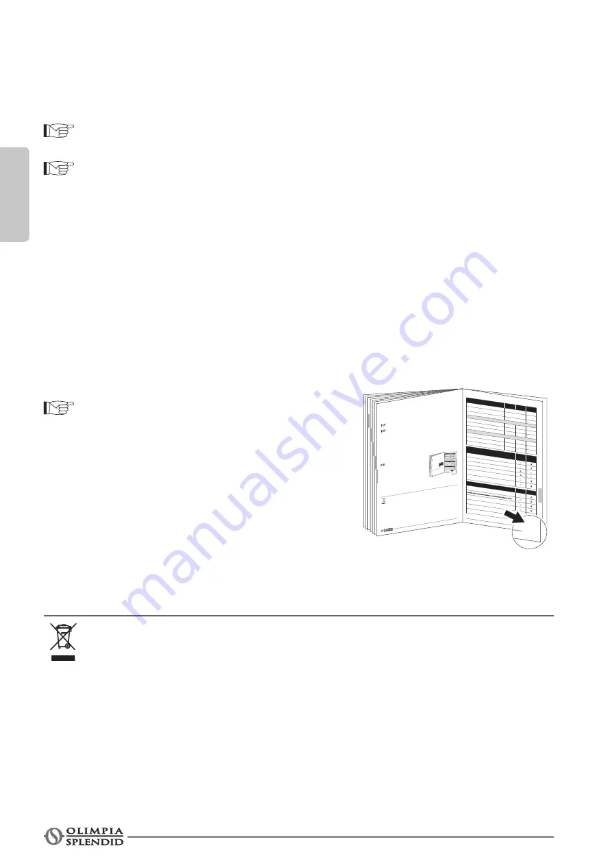 Olimpia splendid FUTURA Instructions For Use And Maintenance Manual Download Page 40