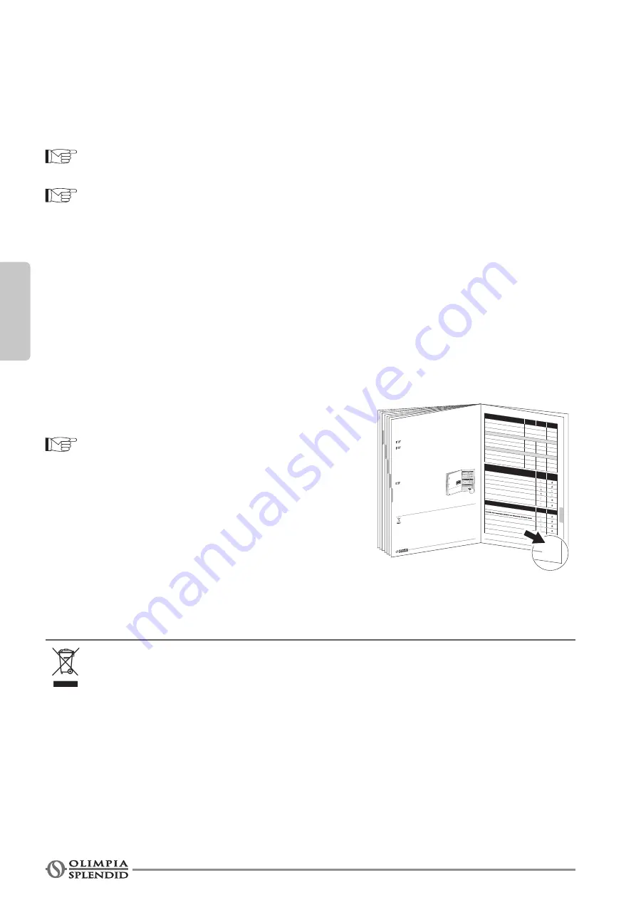 Olimpia splendid FUTURA Instructions For Use And Maintenance Manual Download Page 56