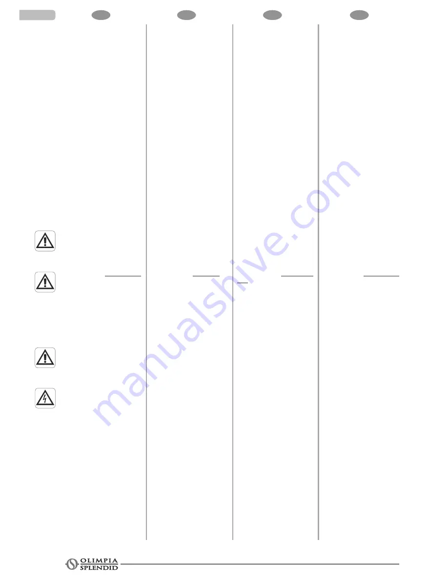 Olimpia splendid Nexya ECO Instructions For Installation, Use And Maintenance Manual Download Page 8