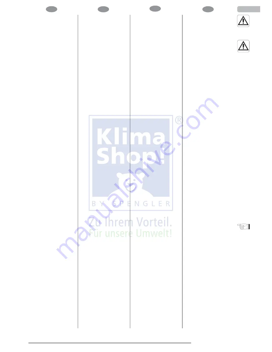 Olimpia splendid NEXYA S inverter 9HP Instructions For Installation, Use And Maintenance Manual Download Page 13