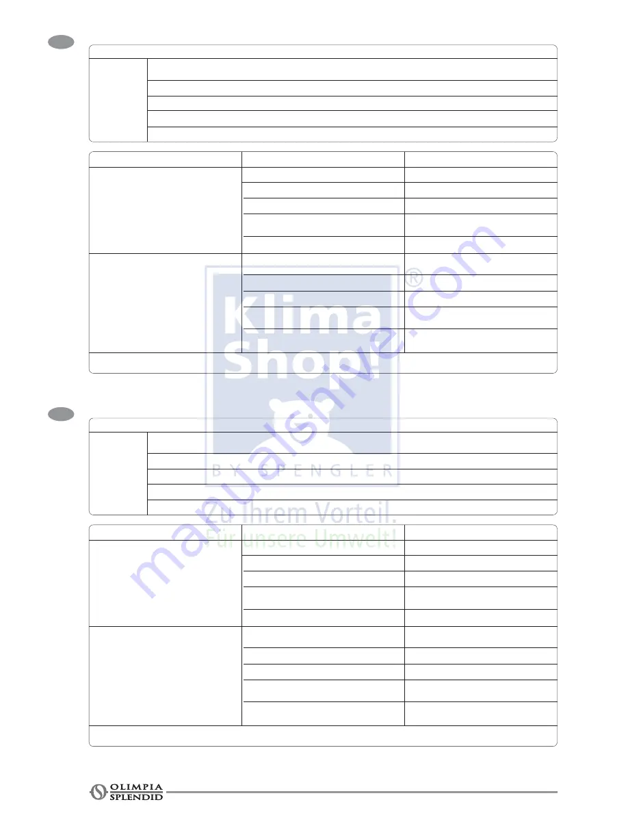 Olimpia splendid NEXYA S inverter 9HP Instructions For Installation, Use And Maintenance Manual Download Page 144