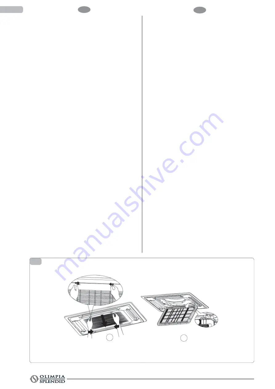 Olimpia splendid NEXYA S3 CASSETTE 12 Instructions For Installation, Use And Maintenance Manual Download Page 62