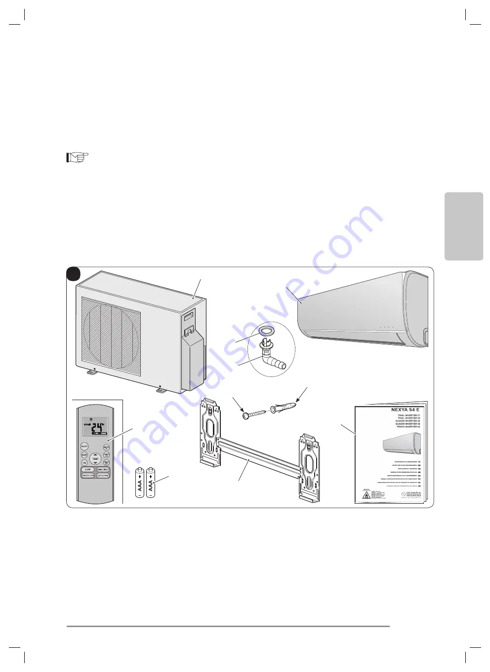 Olimpia splendid Nexya S4 E Series Instructions For Use And Maintenance Manual Download Page 103