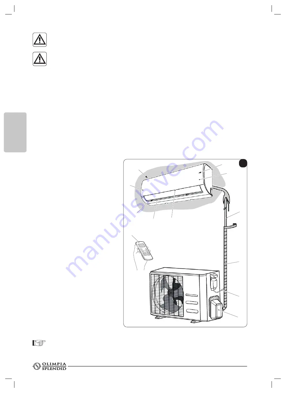 Olimpia splendid Nexya S4 E Series Instructions For Use And Maintenance Manual Download Page 122