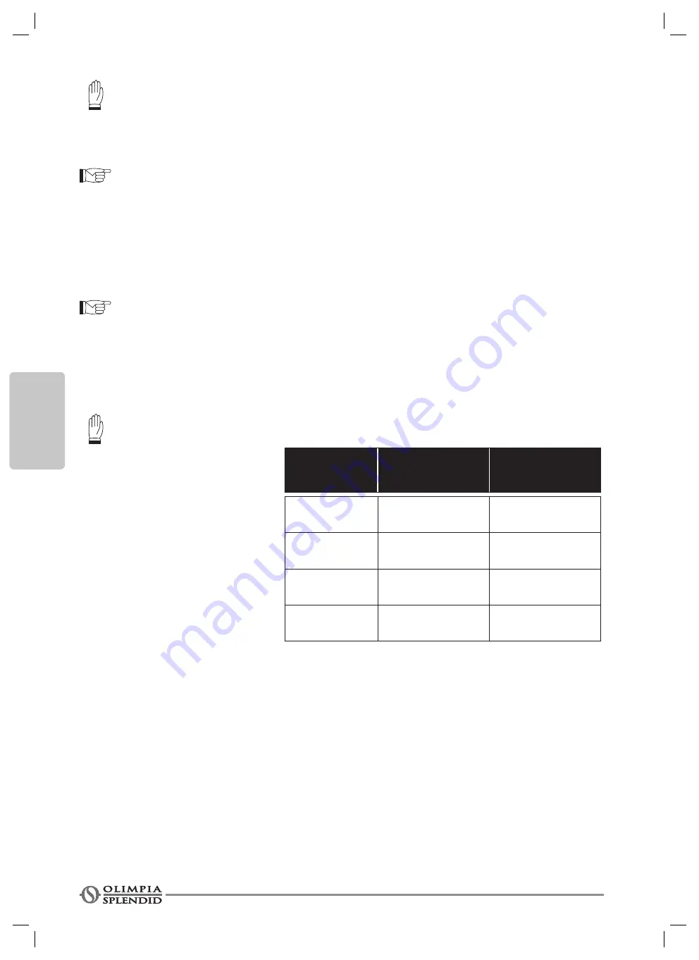 Olimpia splendid Nexya S4 E Series Instructions For Use And Maintenance Manual Download Page 156