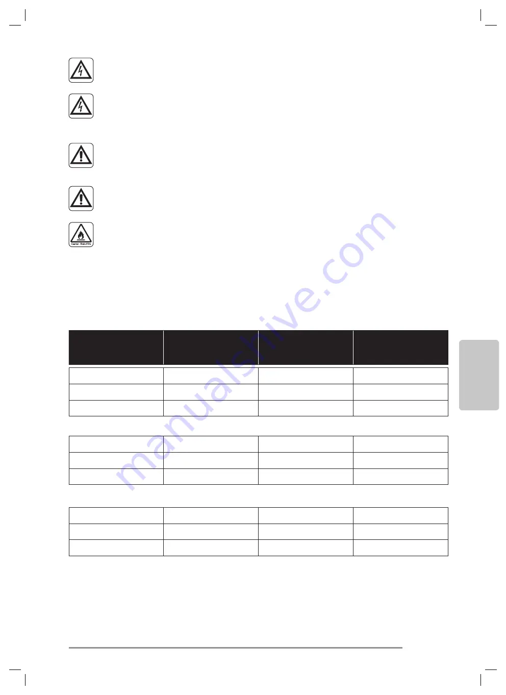 Olimpia splendid Nexya S4 E Series Instructions For Use And Maintenance Manual Download Page 185