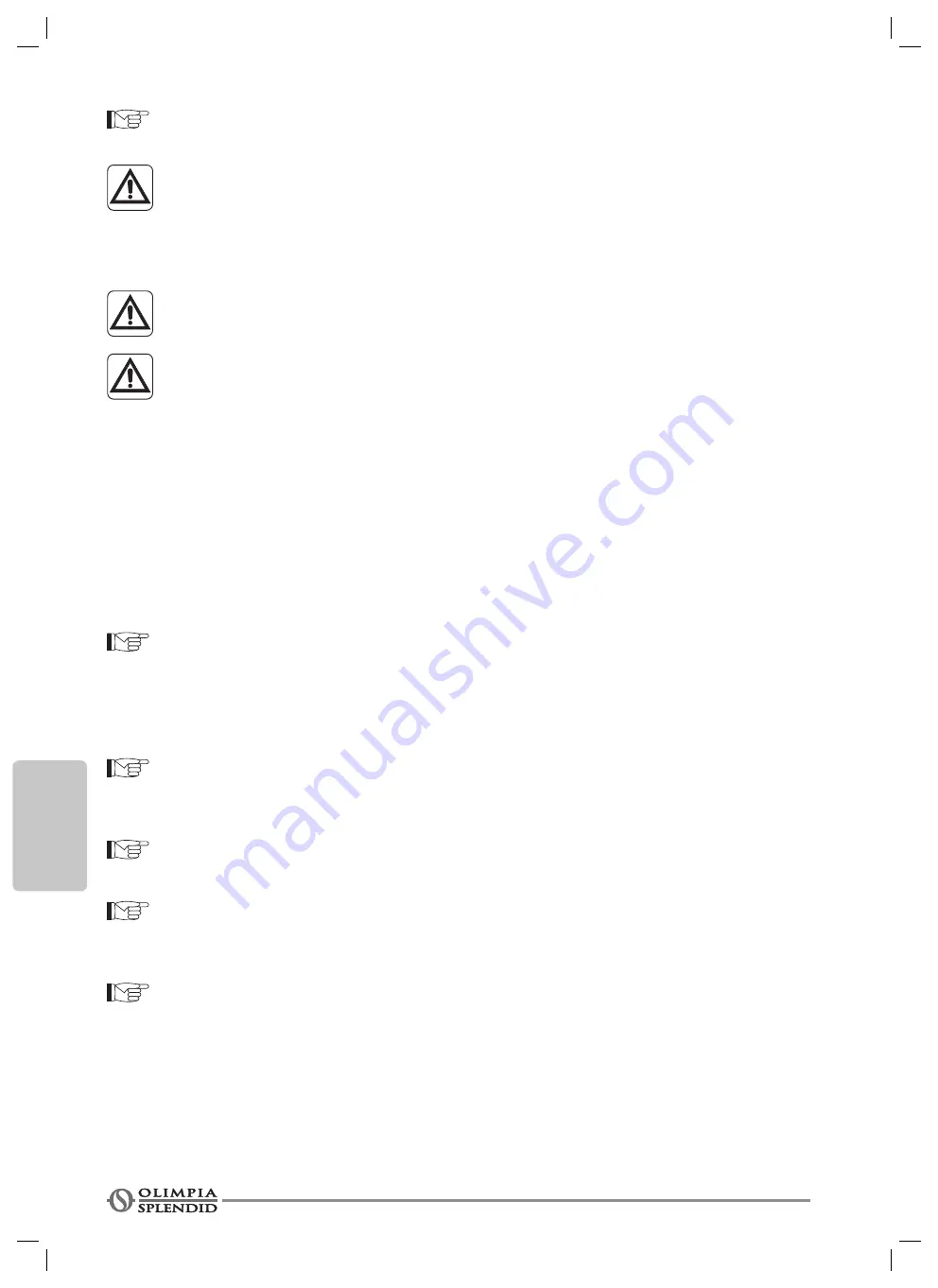 Olimpia splendid Nexya S4 E Series Instructions For Use And Maintenance Manual Download Page 238