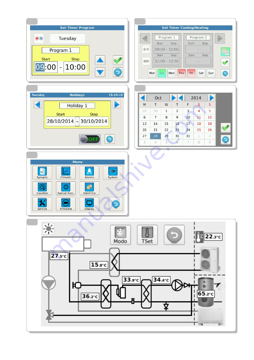 Olimpia splendid OS-CEBCH36EI Instructions For Installation, Use And Maintenance Manual Download Page 11