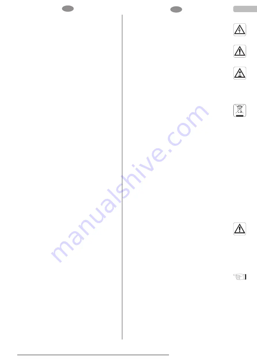 Olimpia splendid OS-SECFH18EI Instructions For Installation, Use And Maintenance Manual Download Page 11